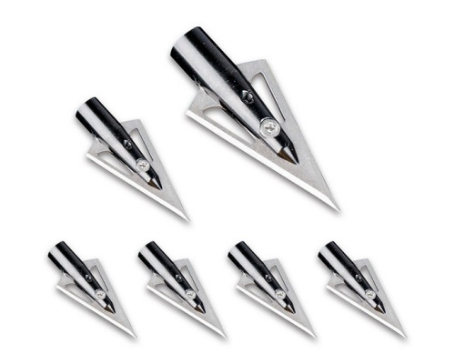 Наконечник Topoint двухлезвийный для деревянных стрел 135gn TP220 (6 шт.)