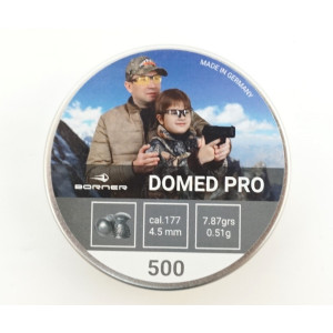 Пневматические пули Borner Domed Pro 4,5 мм, 0,51 грамм, 500 штук