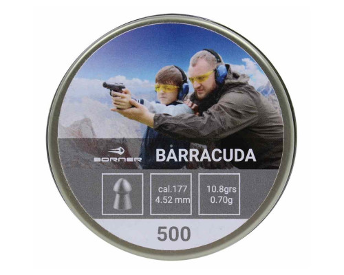 Пули Borner Barracuda 4,5 мм, 0,70 грамм, 500 штук