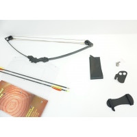 Детский блочный лук Man Kung MK-CB008, 4,5 кг, 84 см (черный)