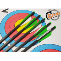 Стрела арбалетная карбоновая Centershot 22", латунный инсерт