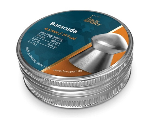 Пули H&N Baracuda 4,5 мм, 0,69 грамм, 400 штук